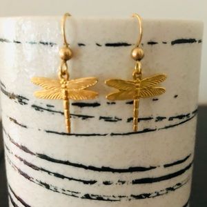 3 for $15: Goldtone Dragonfly Earrings